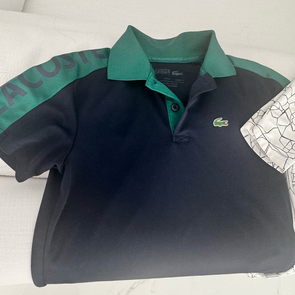 Lacoste tennis shirt, performance fabric